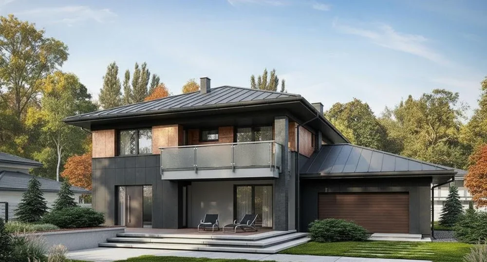 Проект Двухэтажный дом 18 на 13, 219 м2