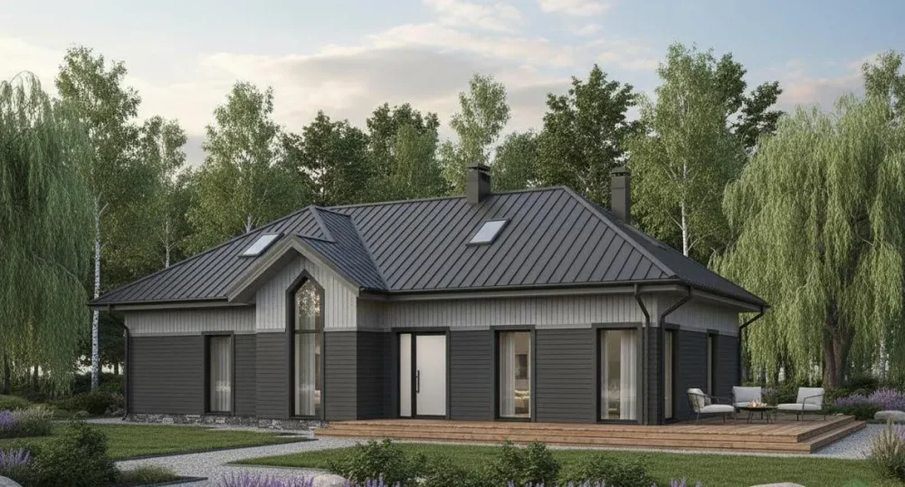 Проект Двухэтажный дом 16 на 17, 210 м2