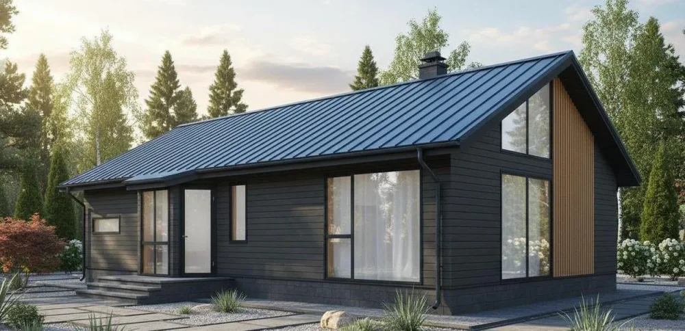 Проект Одноэтажный дом 13 на 17, 146 м2