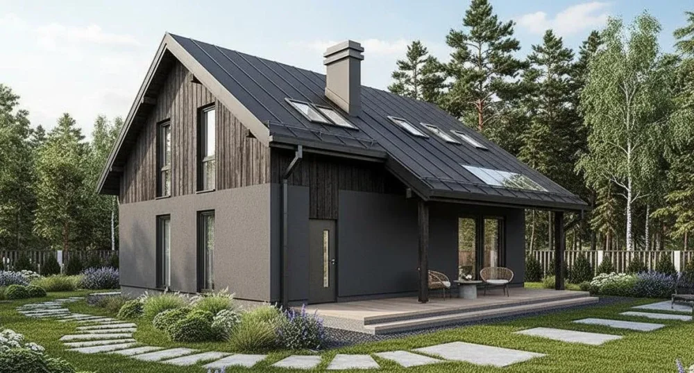 Проект Двухэтажный дом 9 на 12, 119 м2