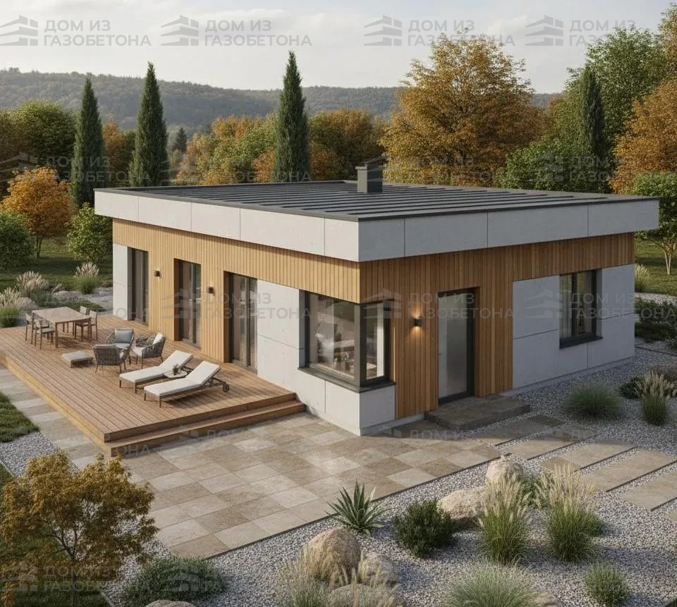 Проект Двухэтажный дом 9 на 9, 113 м2