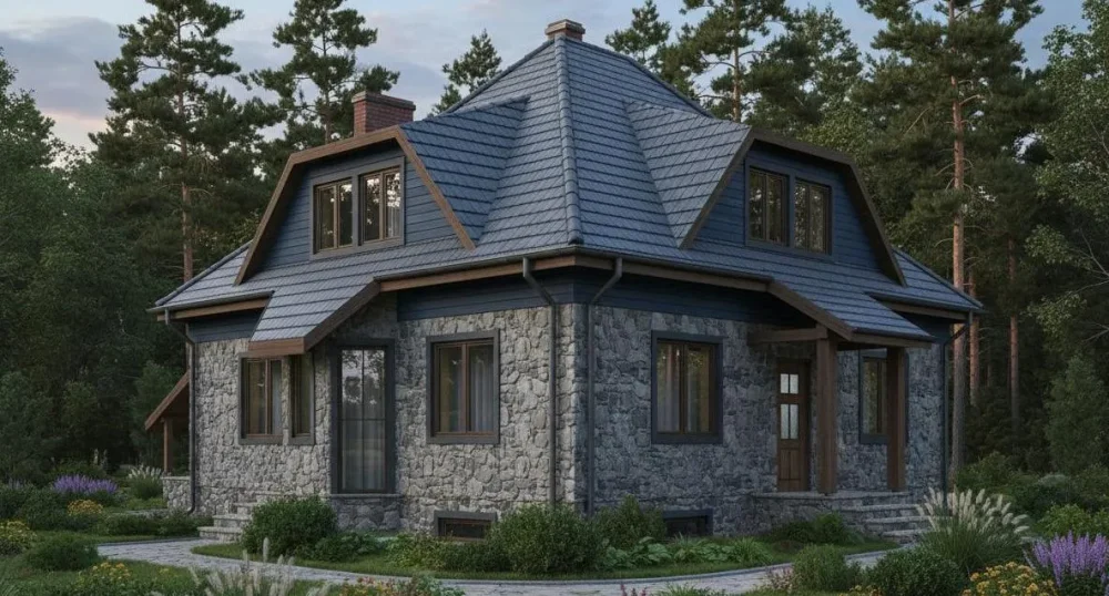 Проект Двухэтажный дом 14 на 17, 257 м2