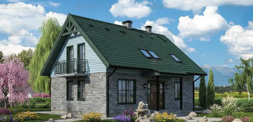 Проект Двухэтажный дом 13 на 12, 200 м2