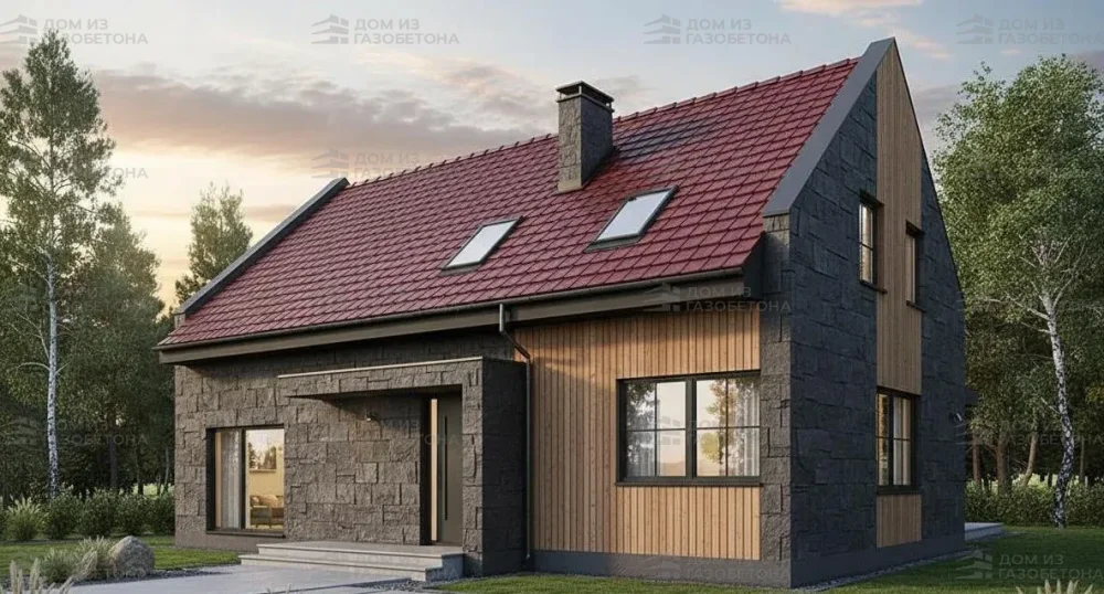 Проект Двухэтажный дом 9 на 13, 151 м2