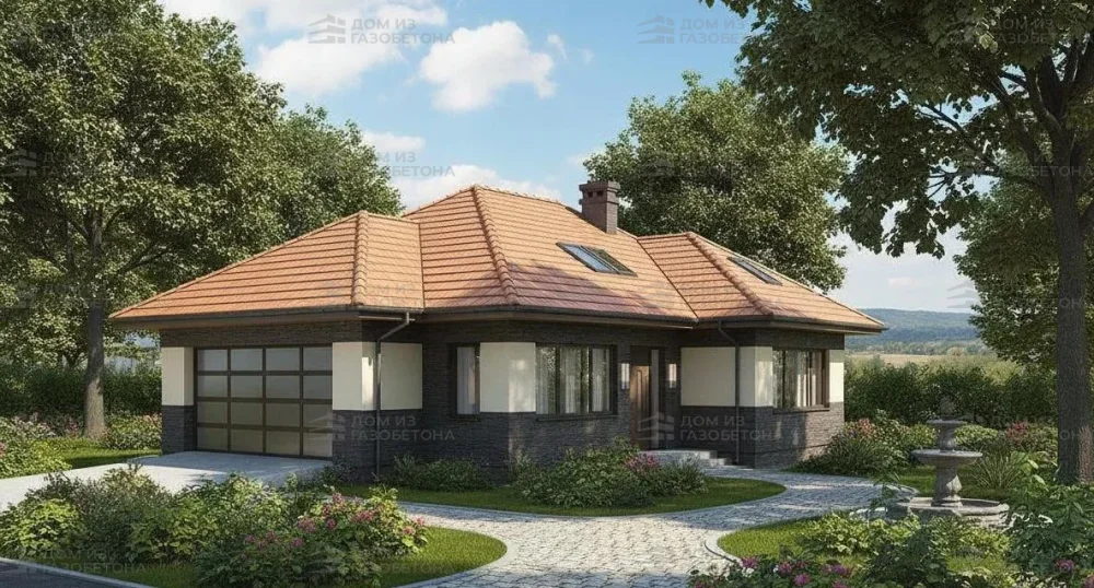 Проект Двухэтажный дом 19 на 13, 181 м2