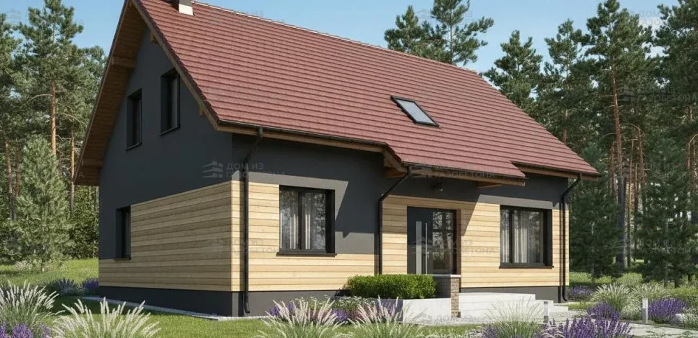 Проект Двухэтажный дом 11 на 9, 142 м2